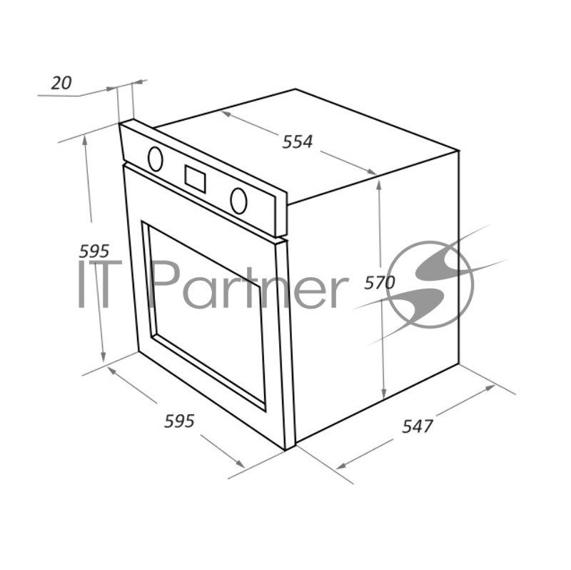 Электрический духовой шкаф MAUNFELD EOEF.766B