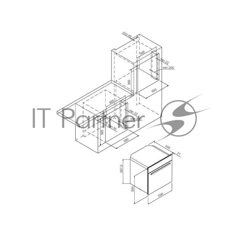 Встраиваемая электрическая духовка Graude BE 60.3 S