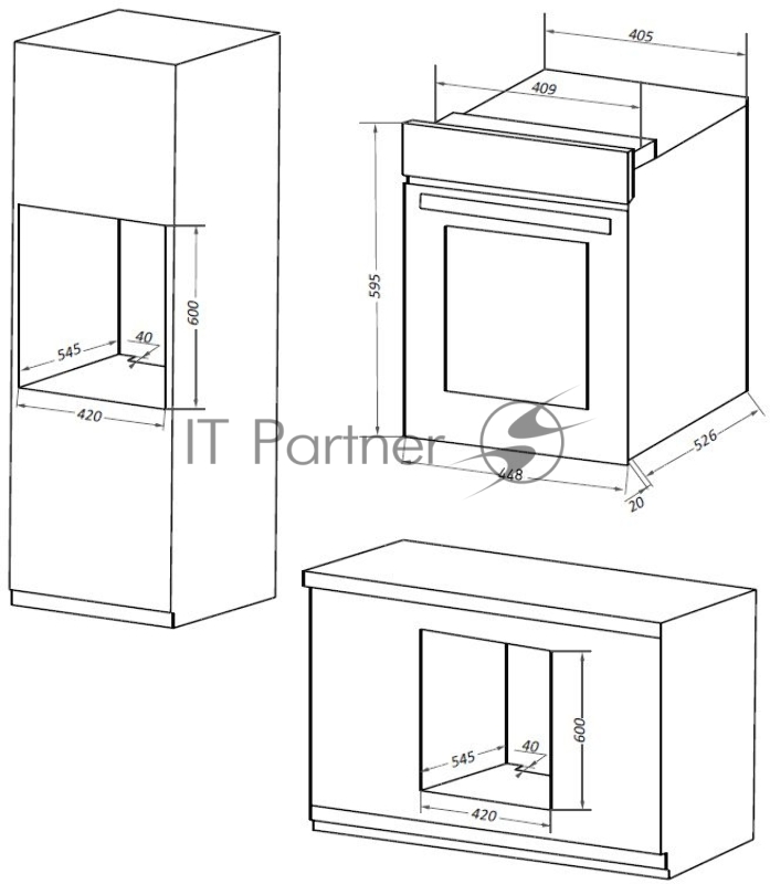 Шкаф духовой электрический MAUNFELD EOEC516B2