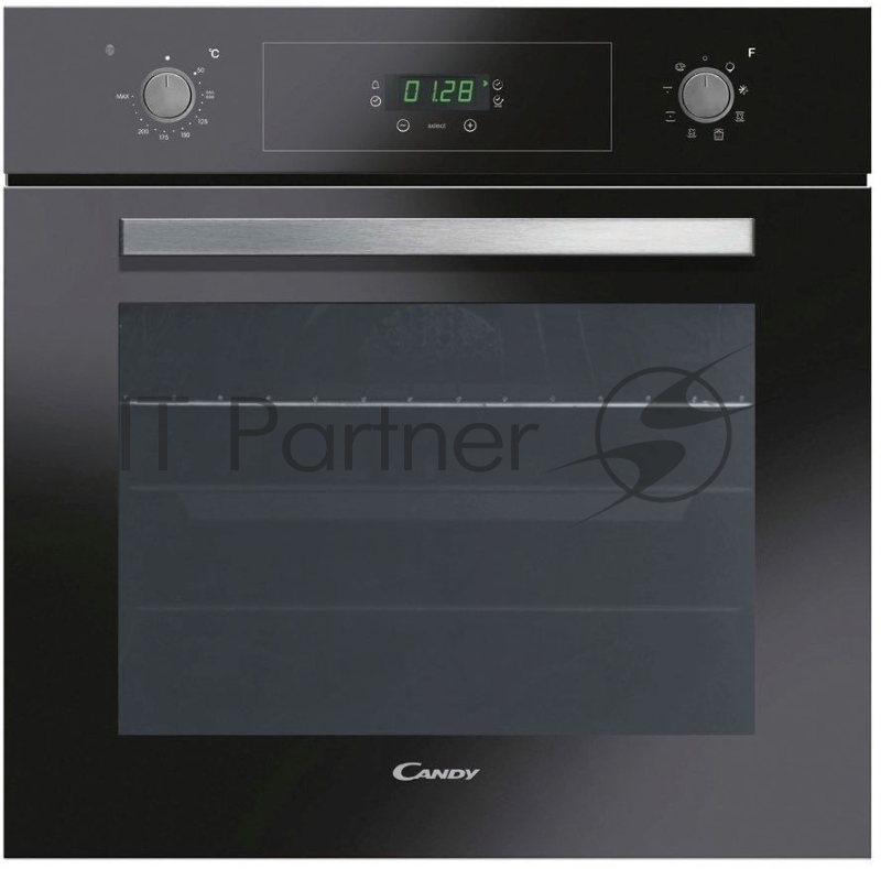 Встраиваемая электрическая духовка CANDY Многофункциональный духовой шкаф 60 см. Дизайн: POP EVO. Цвет: черный/серебро. Фронтальная панель - стекло. 8 режимов. Режим CookLight для здорового питания. Сенсорный дисплей. Утапливаемые ручки. Очистка Aqua