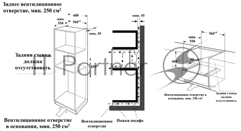 Духовой шкаф Электрический Weissgauff OEMS 459 PDW белый