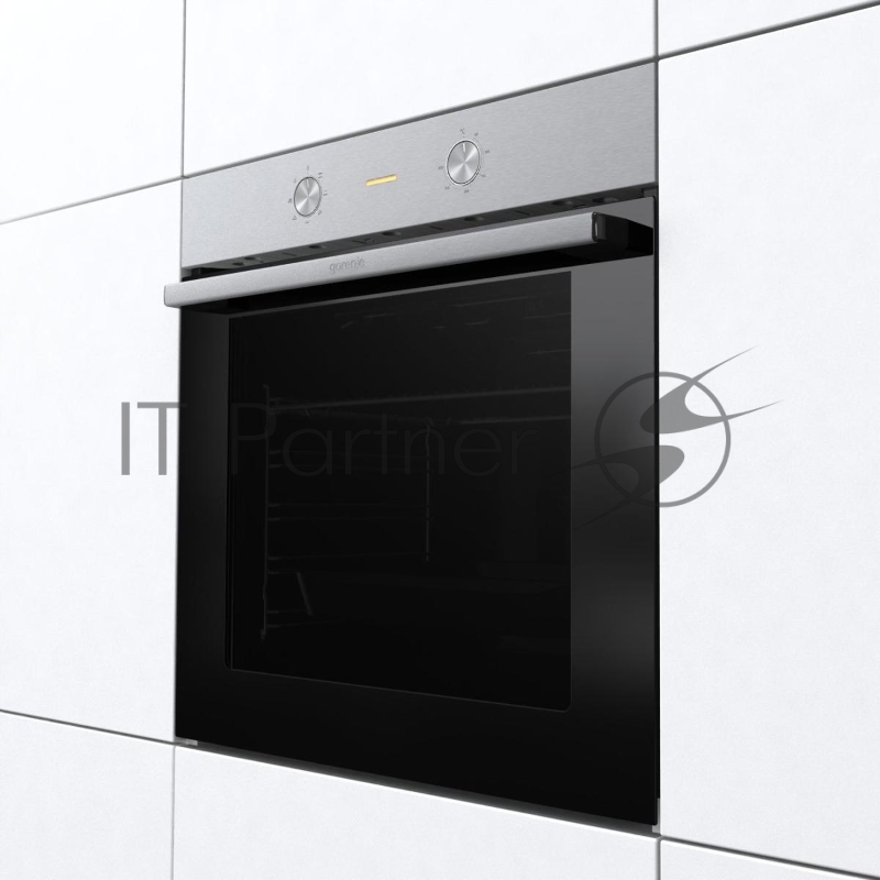 Встраиваемая электрическая духовка GORENJE BO6712E02XK 60 см Духовой шкаф, Полезный объем: 77 л, Механическое управление, Стандартный шарнир дверцы, Решетка, Съемные направляющие, Дверца CompactDoor: 2 стекла + 1 термослой, Защитное покрытие Antifing