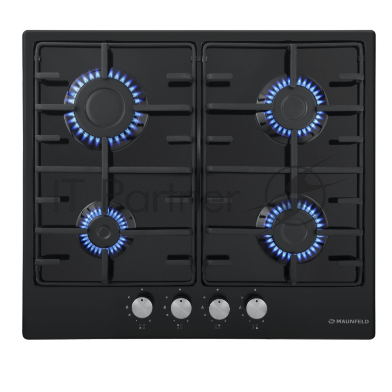 Газовая панель MAUNFELD EGHE.64.3EB/G/ • Тип: газовая 60см • Тип установки: независимая • Управление: фронтальное, переключатели поворотные • Нагревательный элемент: конфорка, 4шт • Мощность конфорок, Вт: 2600, 1700, 1700, 1000• Материал исполнения: