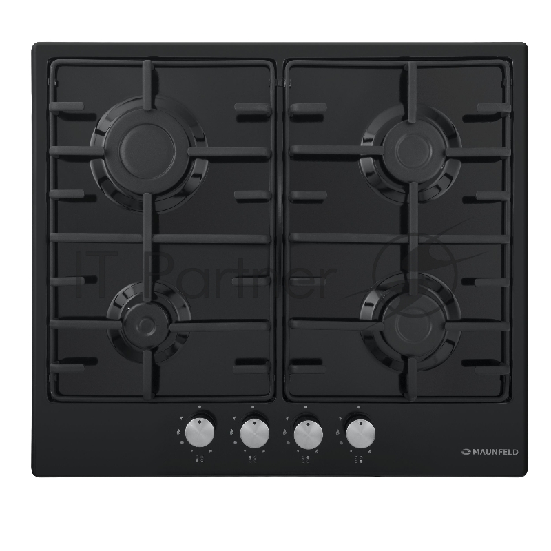 Газовая панель MAUNFELD EGHE.64.3EB/G/ • Тип: газовая 60см • Тип установки: независимая • Управление: фронтальное, переключатели поворотные • Нагревательный элемент: конфорка, 4шт • Мощность конфорок, Вт: 2600, 1700, 1700, 1000• Материал исполнения: