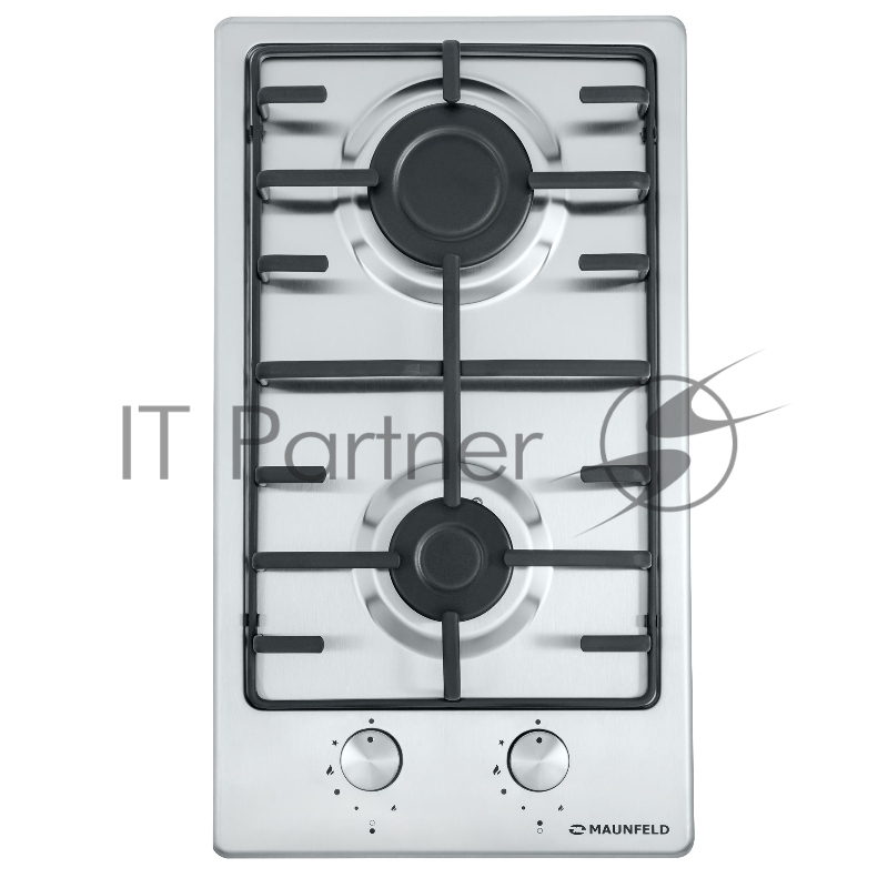 Газовая панель MAUNFELD EGHS.32.3ES/G/ • Тип: газовая 30см • Тип установки: независимая • Управление: фронтальное, переключатели поворотные • Нагревательный элемент: конфорка, 2шт • Мощность конфорок, Вт: 2600, 1700 • Материал исполнения: нержавеющая