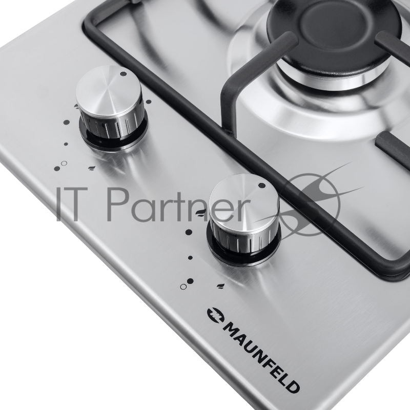 Газовая панель MAUNFELD EGHS.32.3ES/G/ • Тип: газовая 30см • Тип установки: независимая • Управление: фронтальное, переключатели поворотные • Нагревательный элемент: конфорка, 2шт • Мощность конфорок, Вт: 2600, 1700 • Материал исполнения: нержавеющая