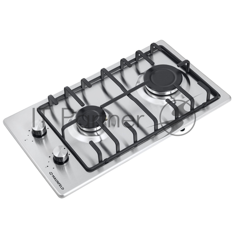 Газовая панель MAUNFELD EGHS.32.3ES/G/ • Тип: газовая 30см • Тип установки: независимая • Управление: фронтальное, переключатели поворотные • Нагревательный элемент: конфорка, 2шт • Мощность конфорок, Вт: 2600, 1700 • Материал исполнения: нержавеющая