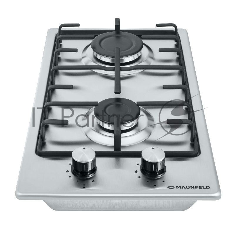 Газовая панель MAUNFELD EGHS.32.3ES/G/ • Тип: газовая 30см • Тип установки: независимая • Управление: фронтальное, переключатели поворотные • Нагревательный элемент: конфорка, 2шт • Мощность конфорок, Вт: 2600, 1700 • Материал исполнения: нержавеющая