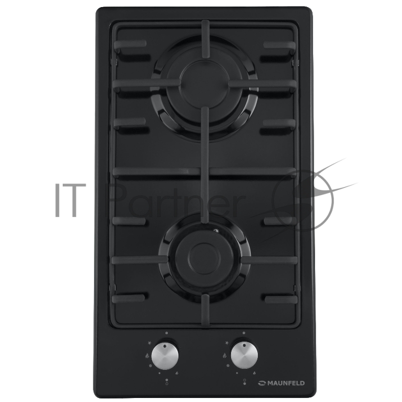 Газовая панель MAUNFELD EGHE.32.3EB/G , 30см фронтальное, переключатели поворотные , металл/эмал