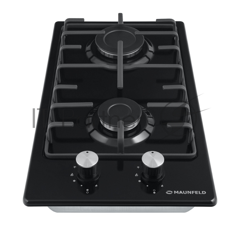 Газовая панель MAUNFELD EGHE.32.3EB/G , 30см фронтальное, переключатели поворотные , металл/эмал