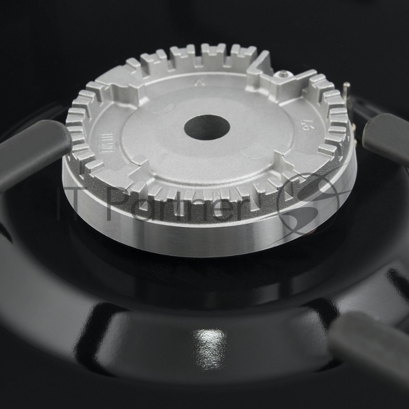 Газовая панель MAUNFELD EGHE.32.3EB/G , 30см фронтальное, переключатели поворотные , металл/эмал