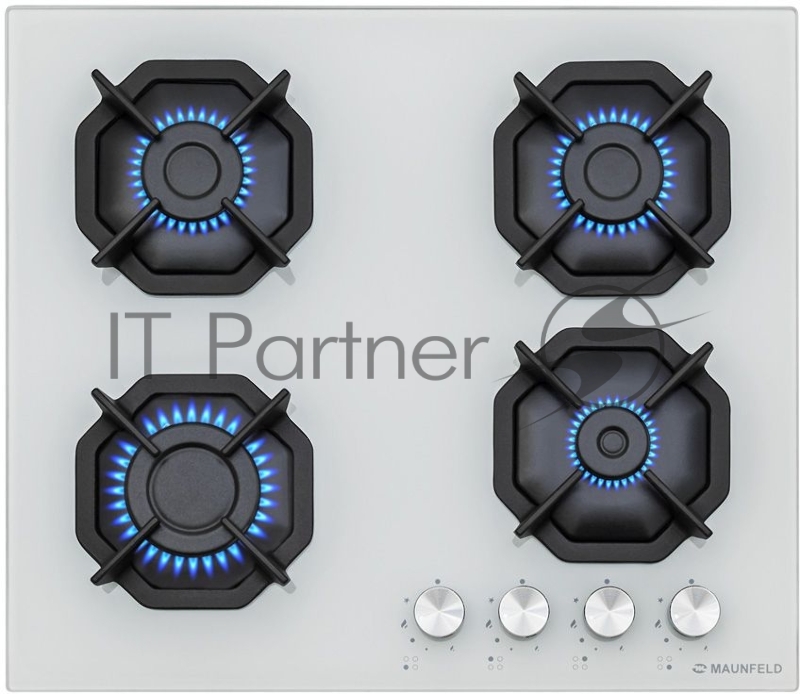 Газовая варочная поверхность Maunfeld EGHG.64.2CW/G белый