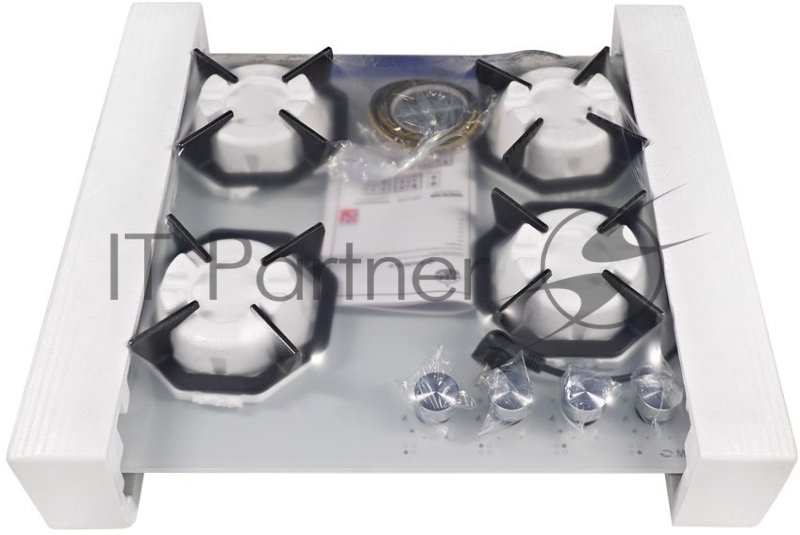 Газовая варочная поверхность Maunfeld EGHG.64.2CW/G белый