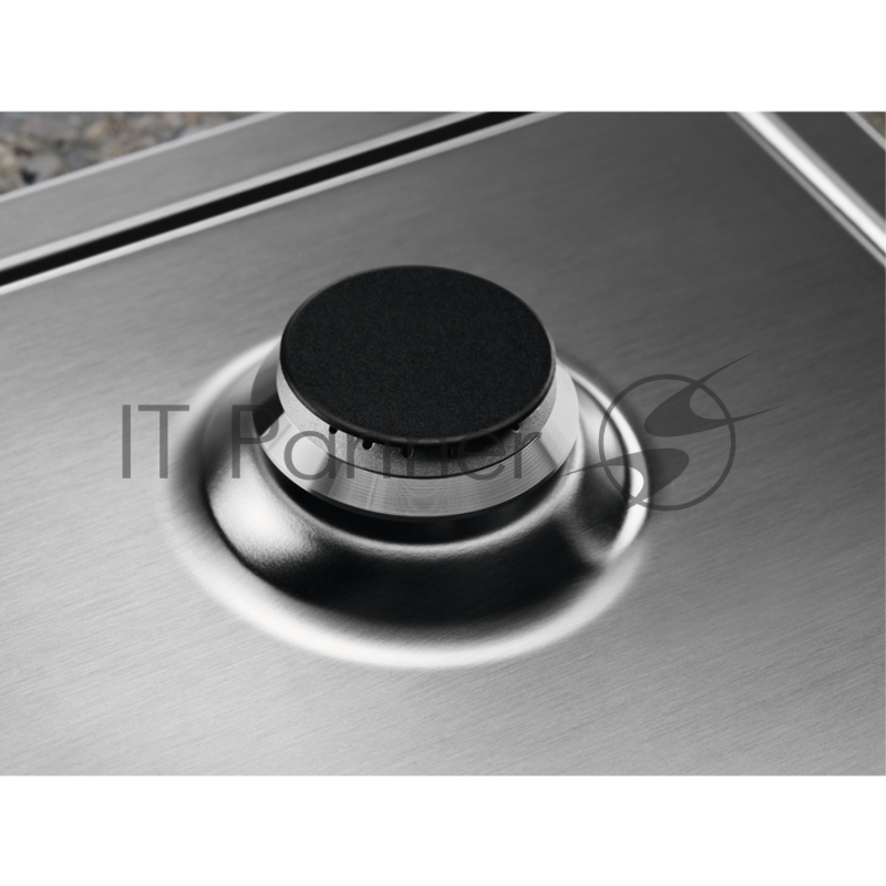 Газовая варочная поверхность ELECTROLUX , 3 чугунных держателя, газконтроль варочной поверхности, интегрированный автоподжиг варочной поверхности, WOK