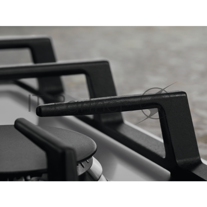 Газовая варочная поверхность ELECTROLUX , 3 чугунных держателя, газконтроль варочной поверхности, интегрированный автоподжиг варочной поверхности, WOK