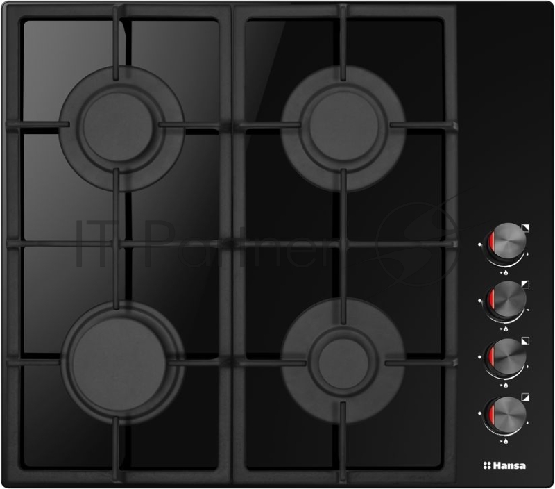 Газовая варочная поверхность Hansa BHKS620531 черный