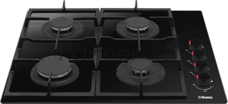Газовая варочная поверхность Hansa BHKS620531 черный