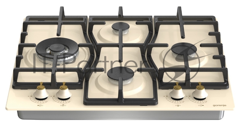 Встраиваемые варочные панели GORENJE Встраиваемые варочные панели GORENJE/ Газовая варочная панель, Цвет: Слоновая кость, Газовая варочная панель, Решетки: Чугунные решетки, Автоматический электроподжиг варочной поверхности, Габаритные размеры (вхшхг