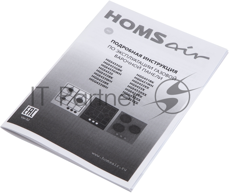 Газовая варочная панель HOMSair HGG431BK