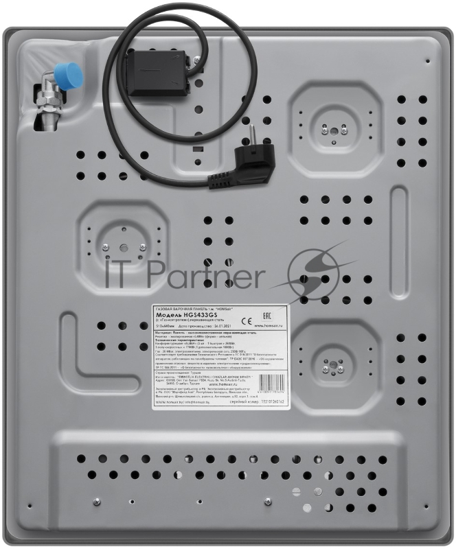 Газовая варочная панель HOMSair HGS433GS