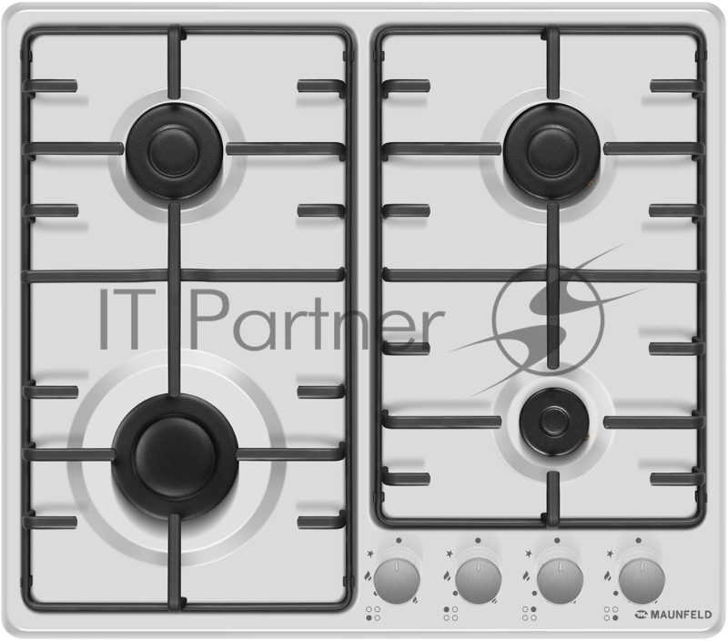 Газовая варочная панель MAUNFELD EGHE.64.3STS-EW/G