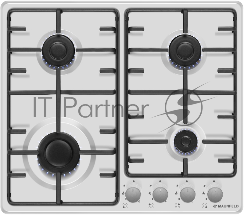 Газовая варочная панель MAUNFELD EGHE.64.3STS-EW/G