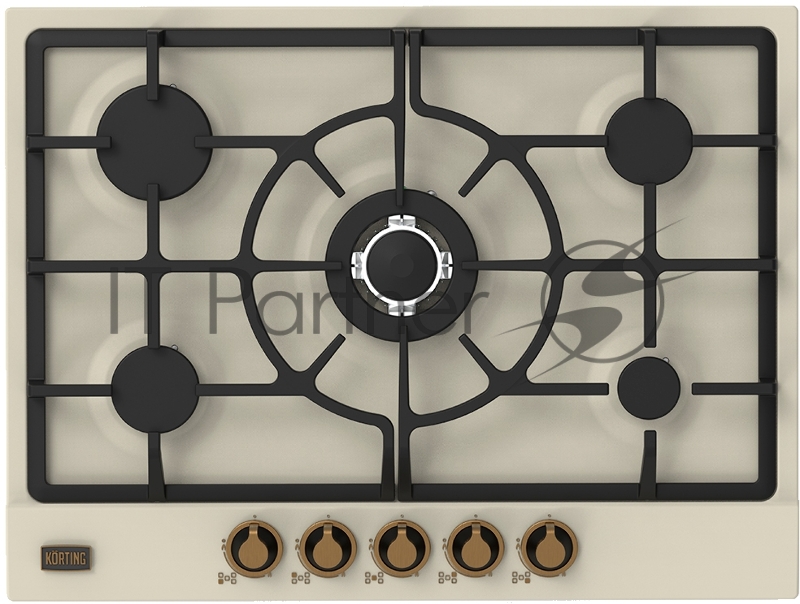 Встраиваемая газовая панель Korting HG 761 CTB