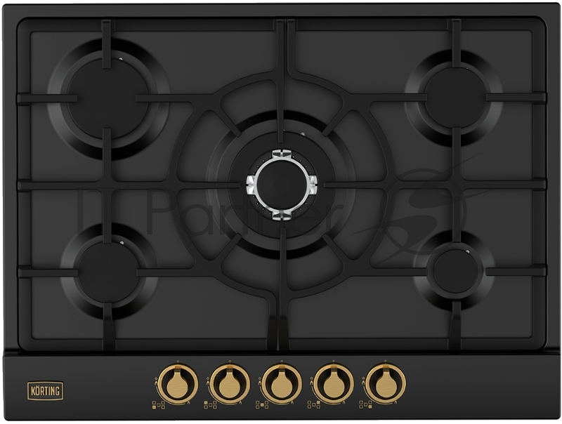 Встраиваемая газовая панель Korting HG 761 CTGN