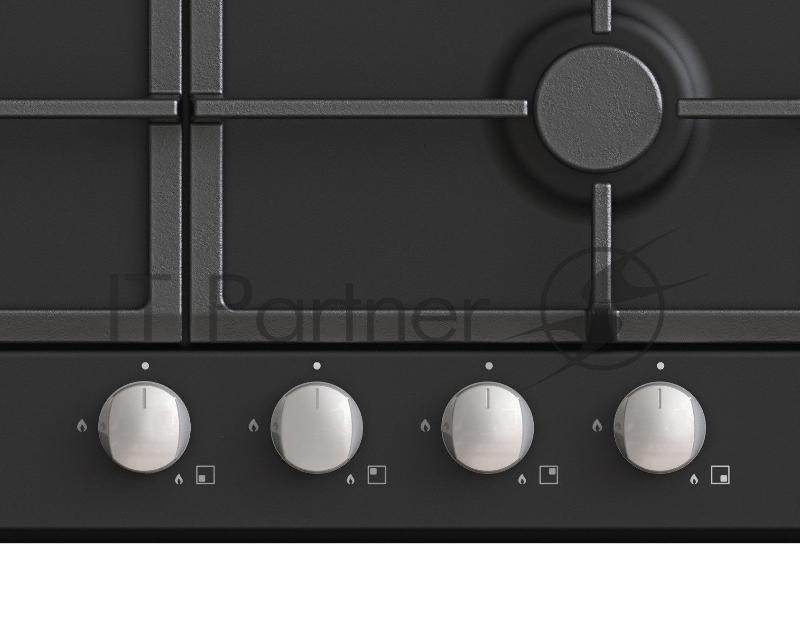 Газовая варочная поверхность Candy Timeless CHG6BF4WBB черный