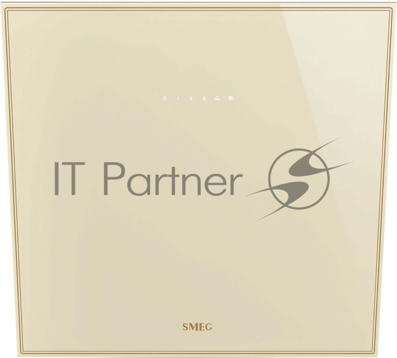 Комплект: Встраиваемая электрическая духовка SMEG/ Coloniale, комплект, электрический духовой шкаф SF68M3VPOGL, газовая варочная панель PV864PO, наклонная вытяжка KV26P, кремовый , фурнитура латунная