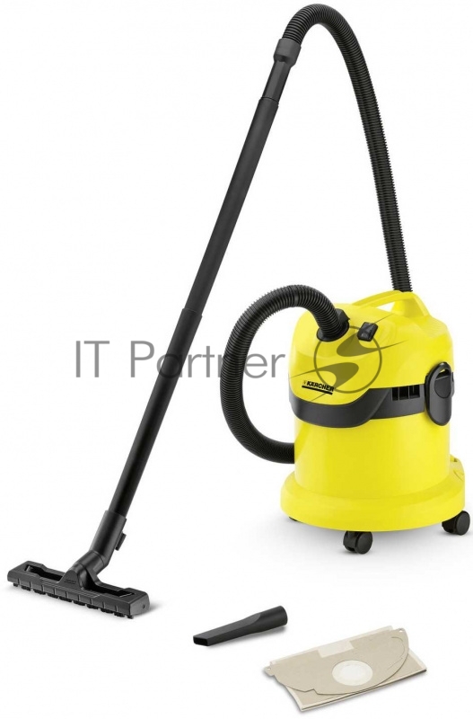 Пылесос Karcher WD2 1000Вт желтый/черный