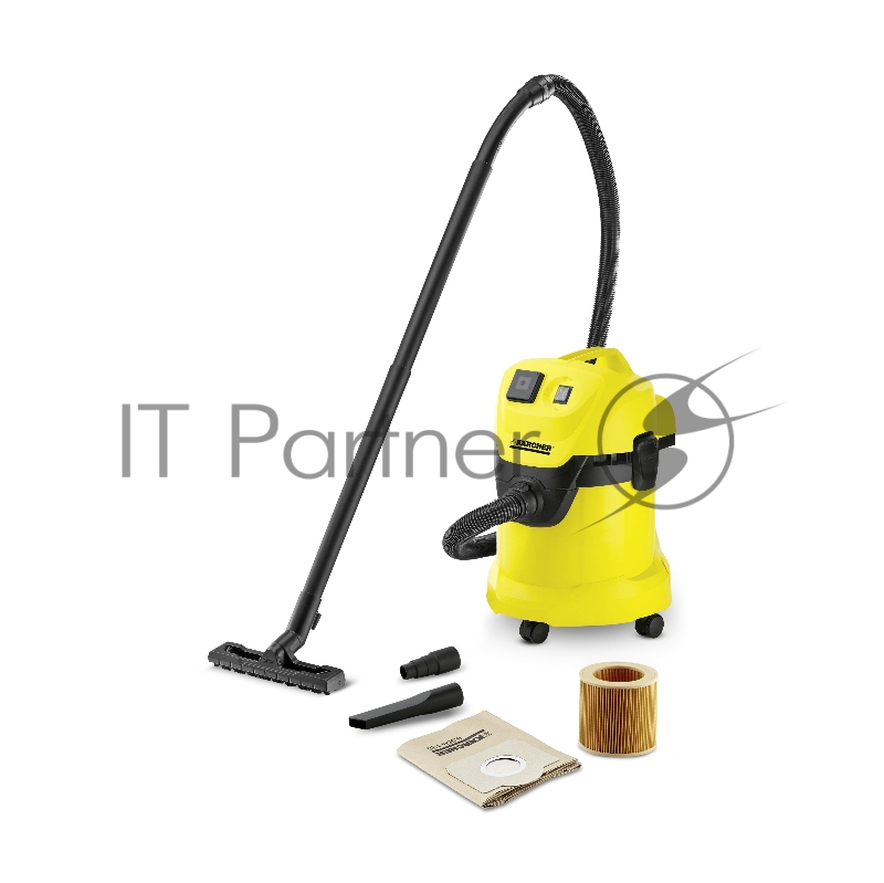Пылесос Karcher WD 3 P *EU-I 1000Вт желтый/черный