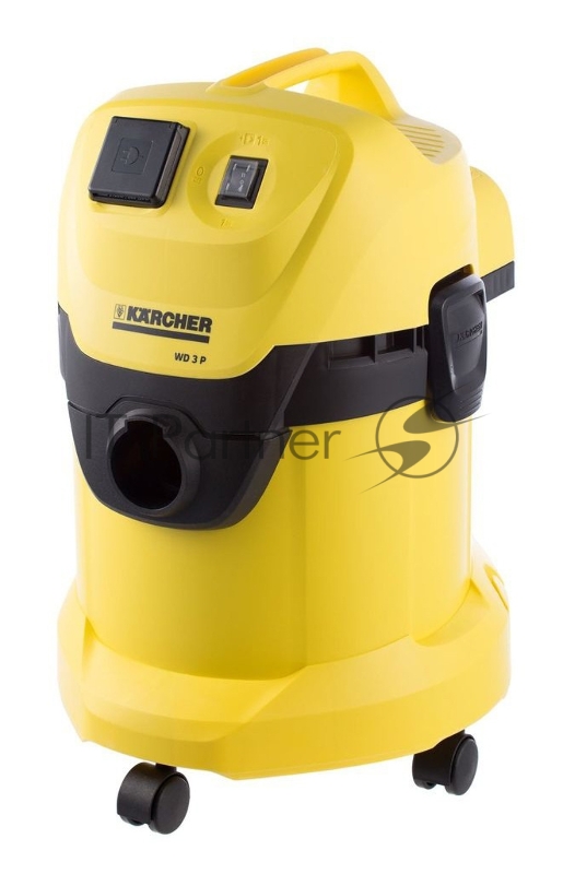 Пылесос Karcher WD 3 P *EU-I 1000Вт желтый/черный
