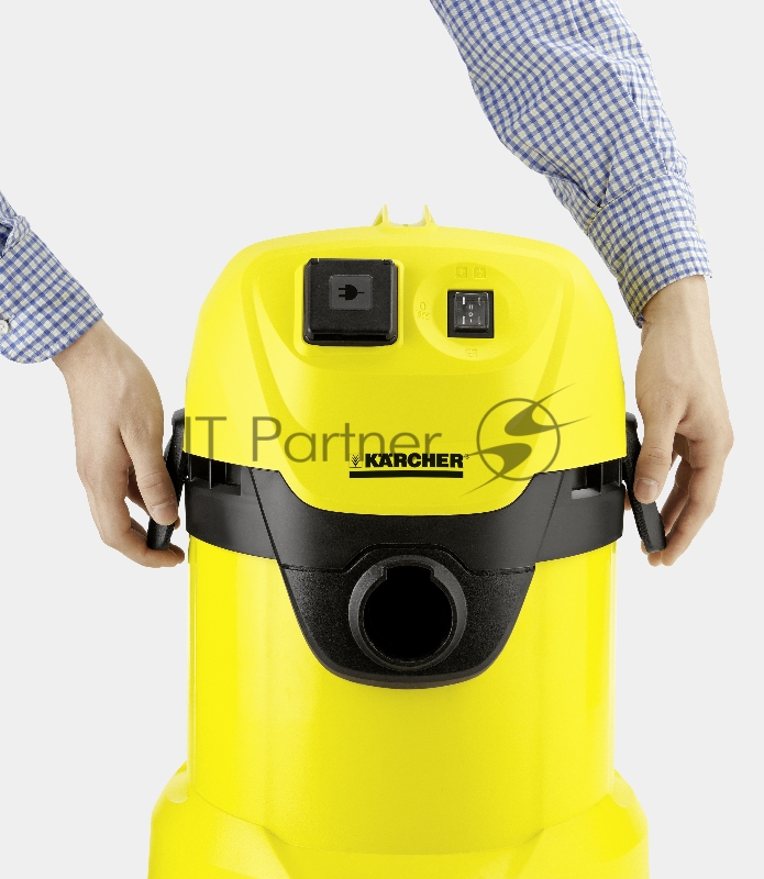 Пылесос Karcher WD 3 P *EU-I 1000Вт желтый/черный