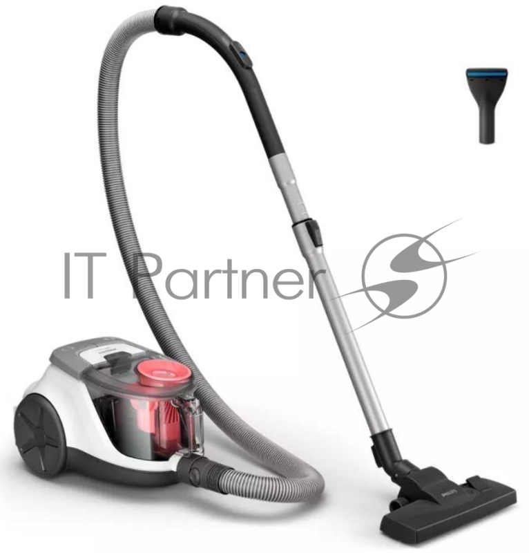 Безмешковый пылесос Philips XB2042/01, мощность мотора 1800Вт, мощность всасывания 360 Вт, емкость контейнера 1,3л, в комплекте насадка для очистки шерсти животных