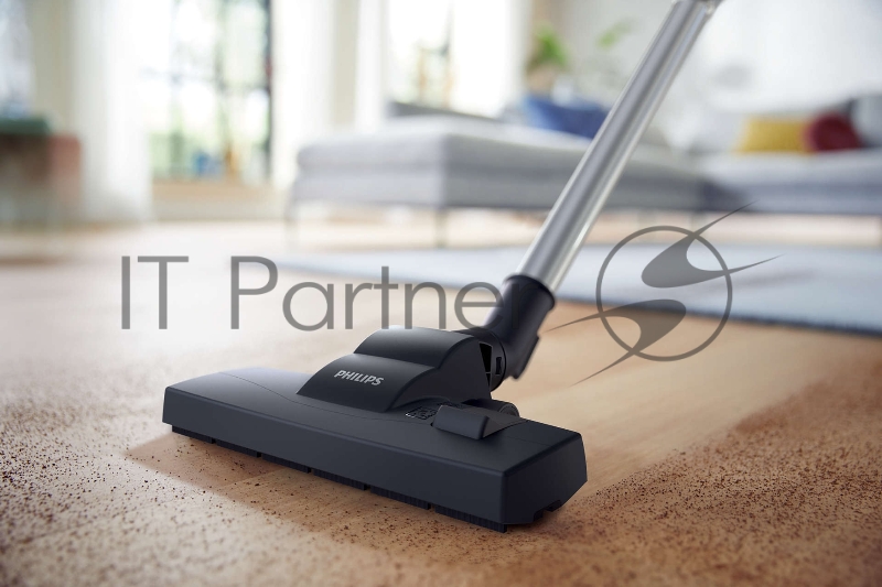 Безмешковый пылесос Philips XB2042/01, мощность мотора 1800Вт, мощность всасывания 360 Вт, емкость контейнера 1,3л, в комплекте насадка для очистки шерсти животных