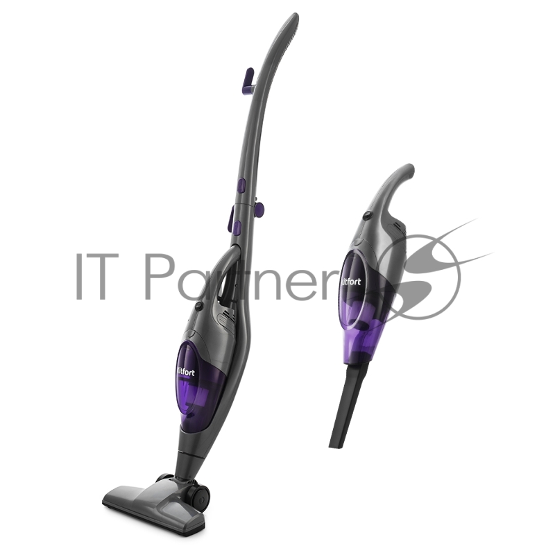 Вертикальный пылесос «2 в 1» Kitfort Мощность 600 Вт.Пылесборник 0,5 л.Уровень шума 78 дБ.