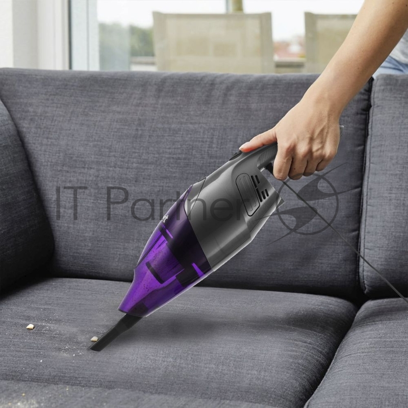 Вертикальный пылесос «2 в 1» Kitfort Мощность 600 Вт.Пылесборник 0,5 л.Уровень шума 78 дБ.