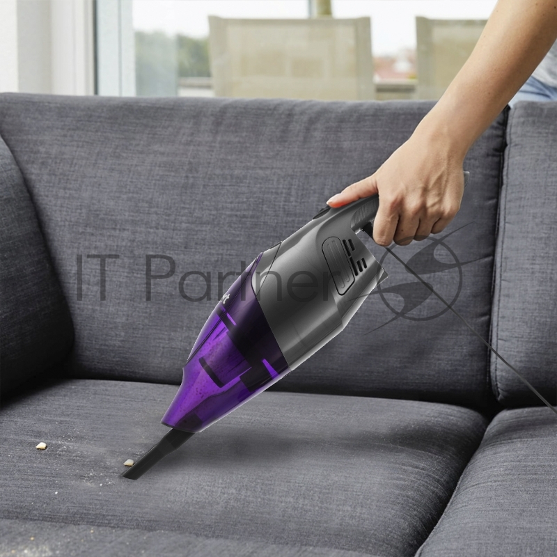 Вертикальный пылесос «2 в 1» Kitfort Мощность 600 Вт.Пылесборник 0,5 л.Уровень шума 78 дБ.