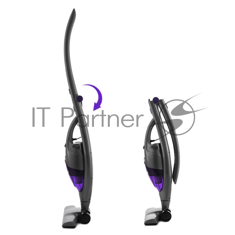 Вертикальный пылесос «2 в 1» Kitfort Мощность 600 Вт.Пылесборник 0,5 л.Уровень шума 78 дБ.