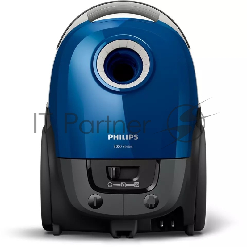 Пылесос Philips XD3010/01 Мешковый пылесос, мощность мотора 2000, мощность всасывания 325б насадка TriActive, цвет корпуса- синий