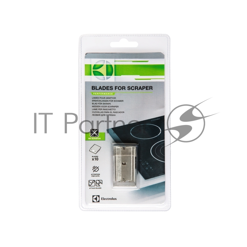 Лезвия сменные для скребка Electrolux E6HUB102 E6HUB102 для стеклокерамических варочных поверхностей, в упаковке по 10 шт.