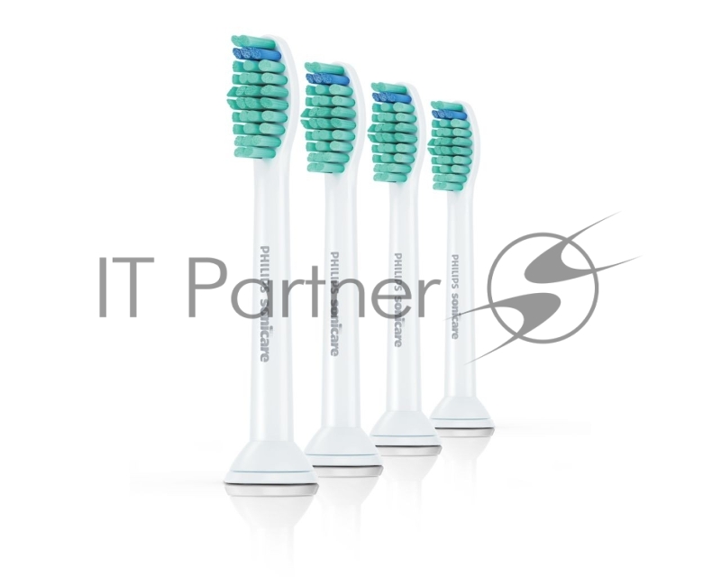 Насадка для зубных щеток Philips Sonicare ProResults HX6014/07 (упак.:4шт) для з/щ серии HealthyWhite, FlexCare, DiamondClean, EasyClean, FlexCare Platinum, FlexCare+, For Kids