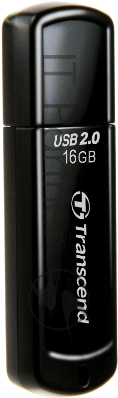Флеш Диск Transcend 16Gb Jetflash 350 TS16GJF350 USB2.0 черный