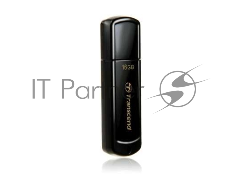 Флеш Диск Transcend 16Gb Jetflash 350 TS16GJF350 USB2.0 черный