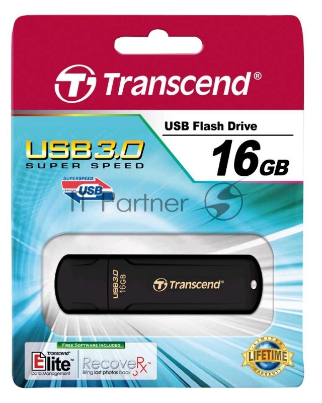 Флеш Диск Transcend 16Gb Jetflash 700 TS16GJF700 USB3.0 черный