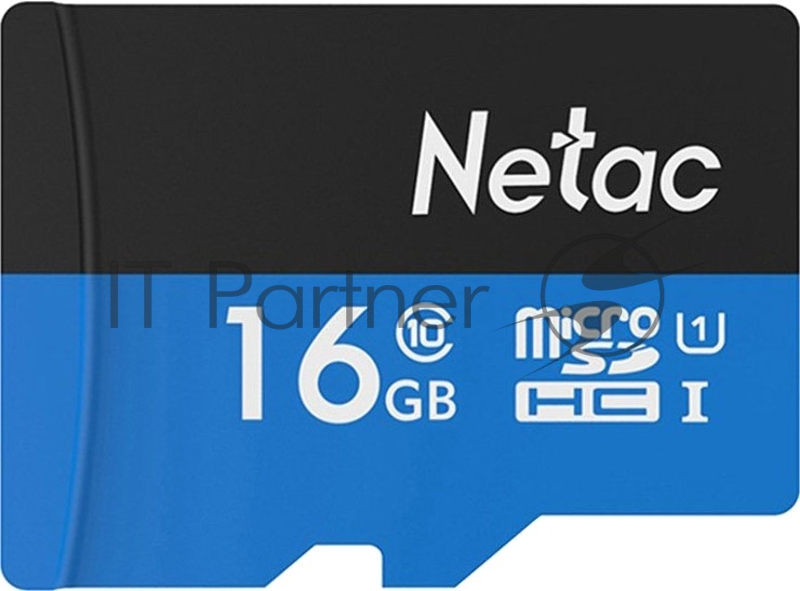 Флеш карта microSDHC 16GB Netac P500 <NT02P500STN-016G-S> (без SD адаптера) 80MB/s