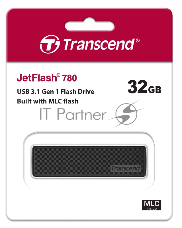 Флеш Диск Transcend 32Gb Jetflash 780 TS32GJF780 USB3.0 черный/серый
