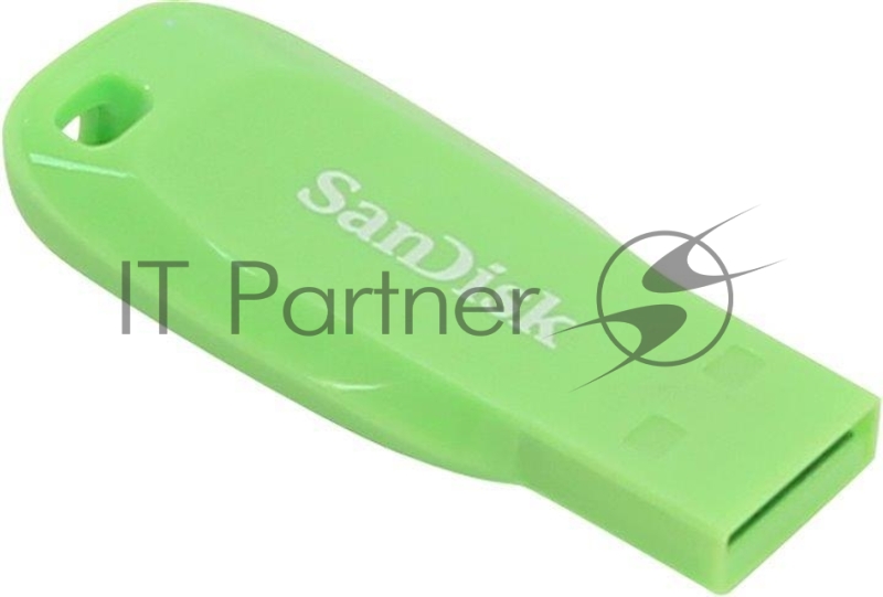 Флеш Диск 32GB USB Drive <USB 2.0> SanDisk Cruzer Blade Green (SDCZ50C-032G-B35GE)