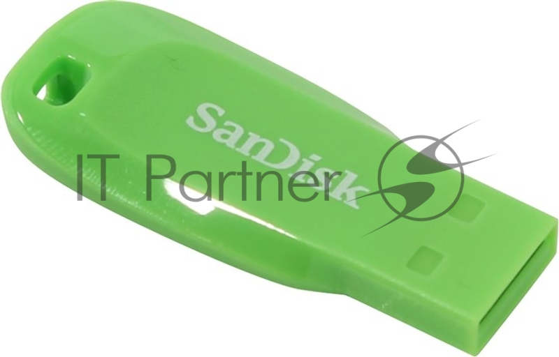 Флеш Диск 32GB USB Drive <USB 2.0> SanDisk Cruzer Blade Green (SDCZ50C-032G-B35GE)
